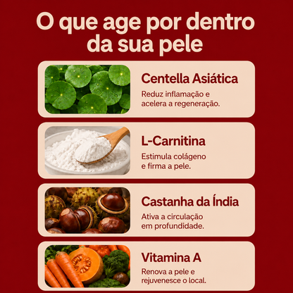 ToqueDela® - Creme Rosa Antiestrias e Anticelulite